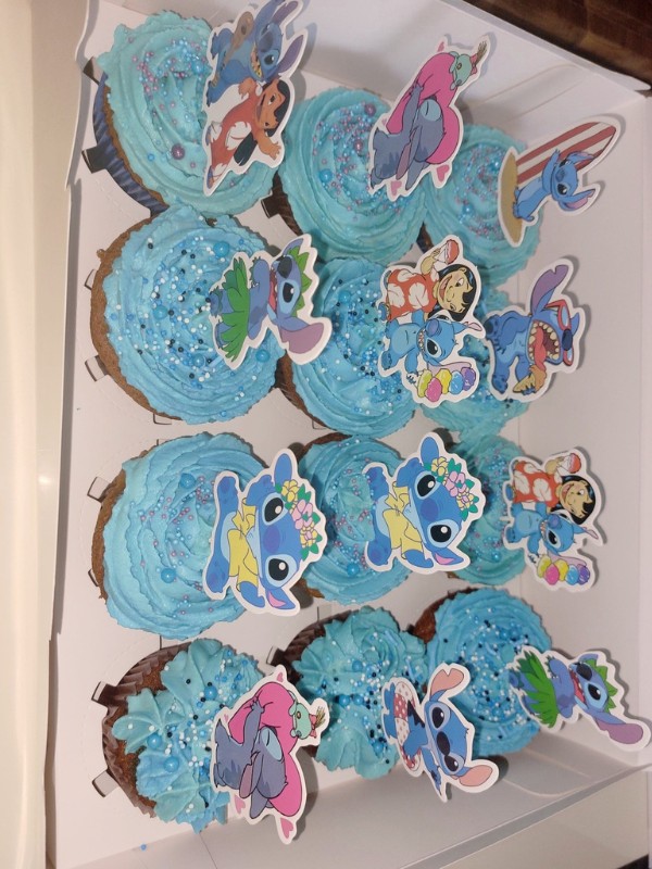 cupcakes bleu stitch