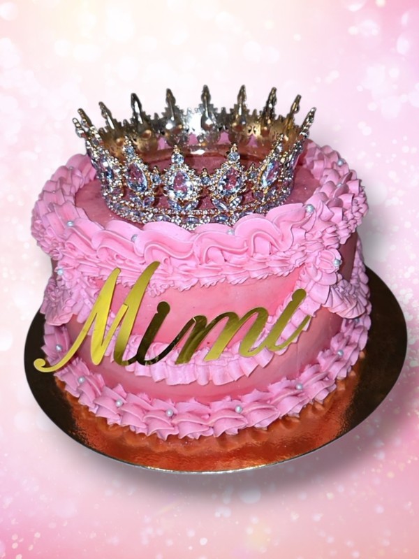 glittercake adulte rose