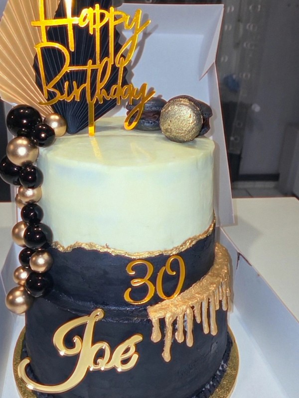 layercake adulte etage noir et or joe