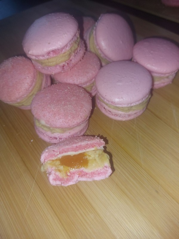 macaron dulcey mangue passion la decoupe