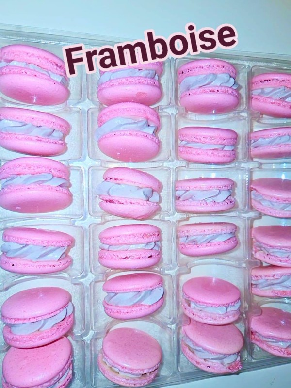 macaron framboise