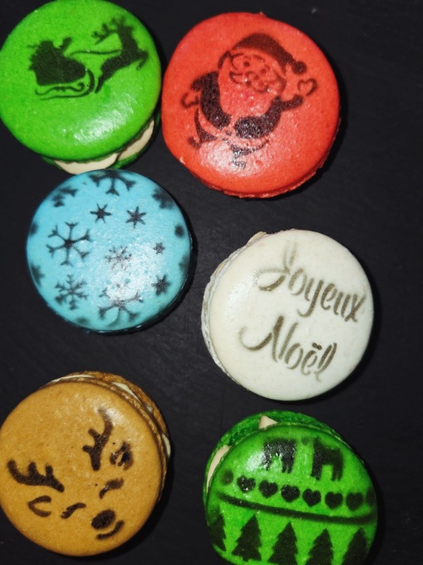 macarons design noel 2025