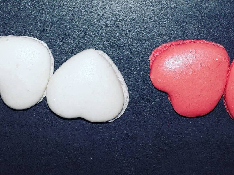 macarons forme coeur