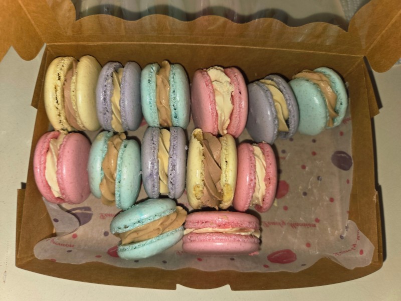 macarons pastels