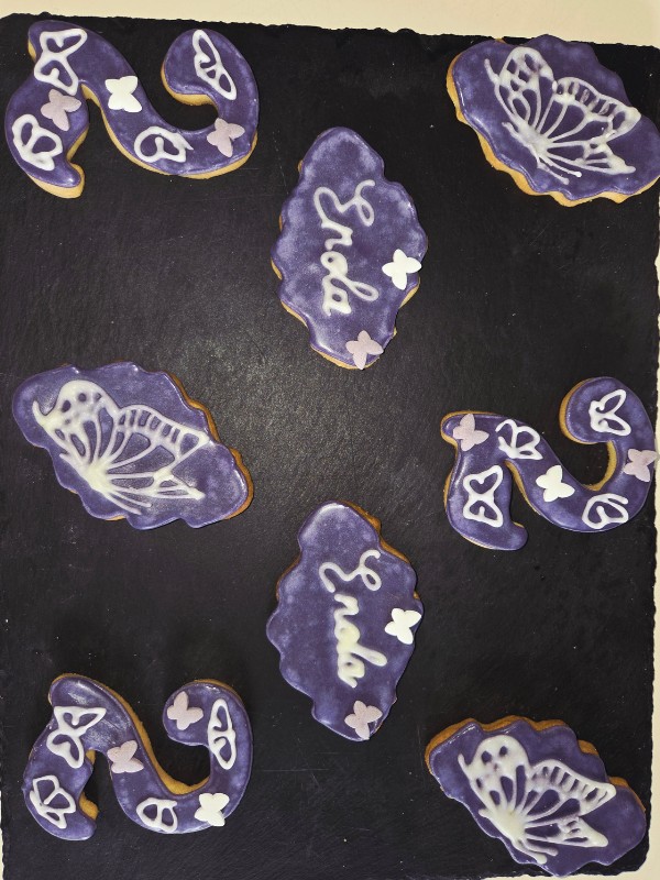 sables personnalises papilon violet