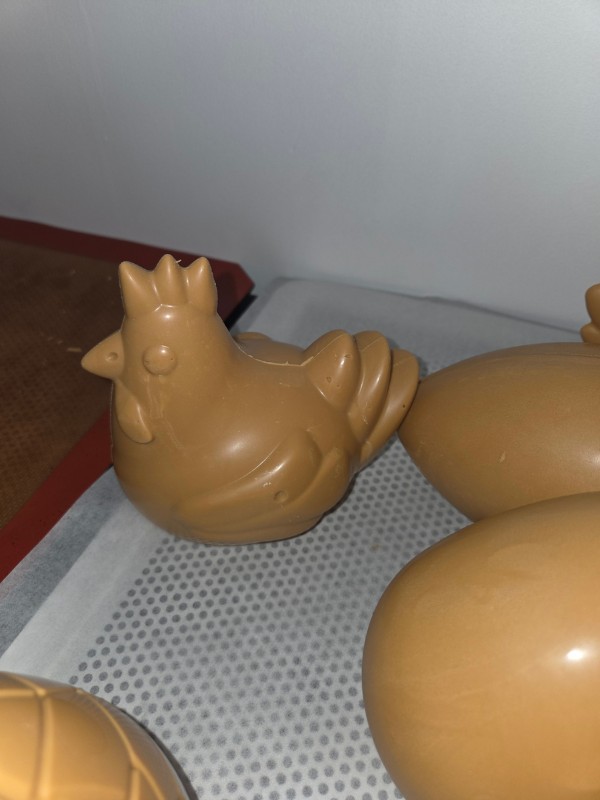 moulage chocolat paques poule dulcey