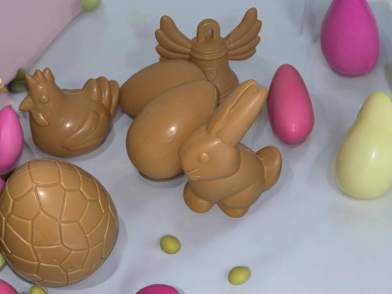moulage paques chocolat dulcey