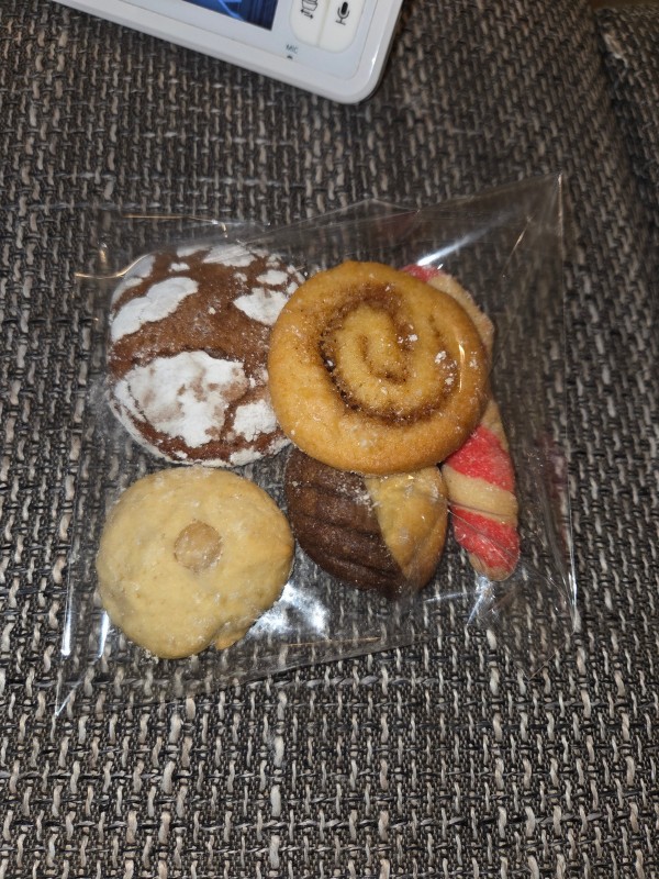 petit sachet biscuits noel
