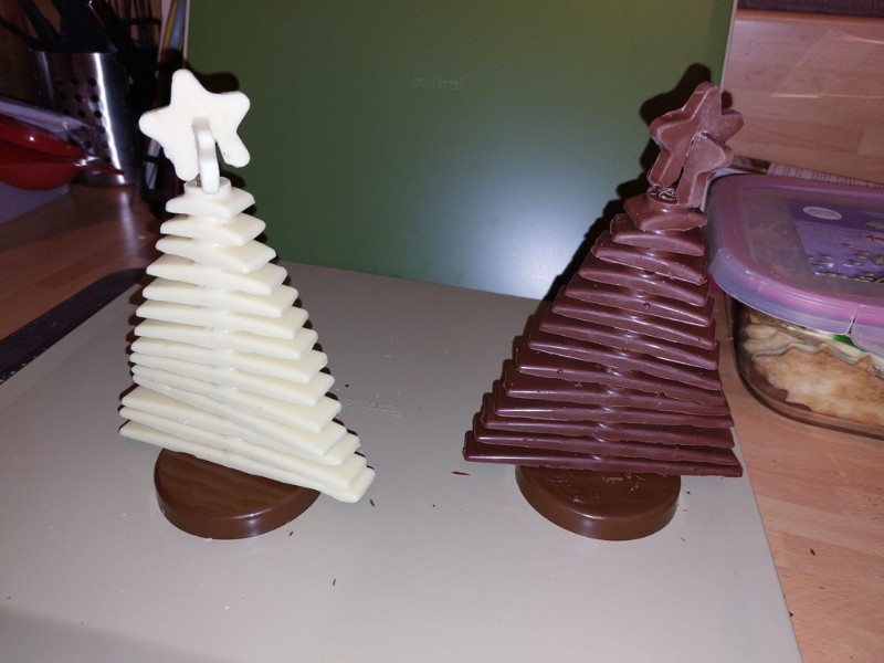 sapin en chocolat noel 1