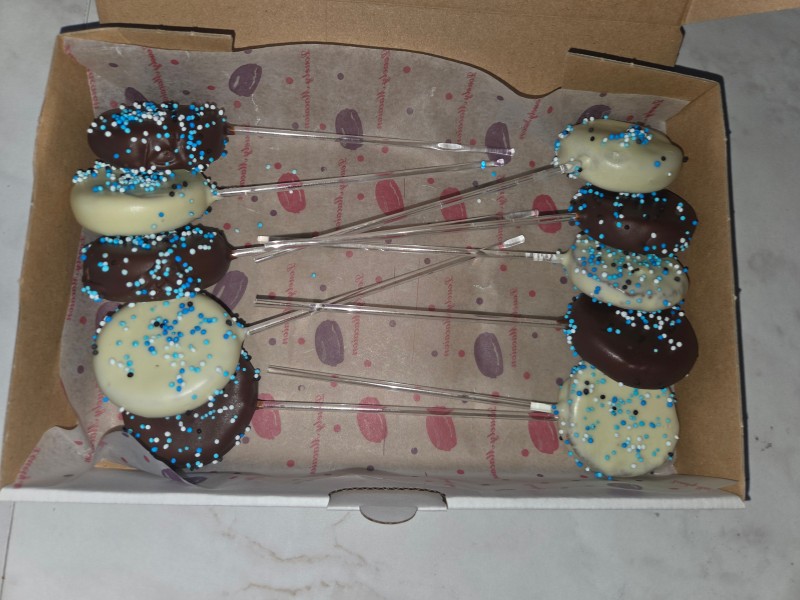 Boite cakepops bleu