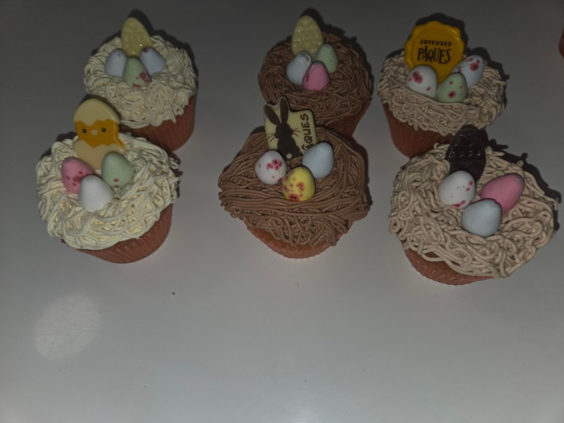 Cupcakes nid de paques 1