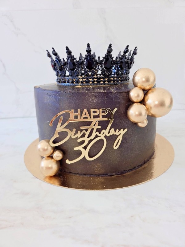 Glittercake fullblack adulte