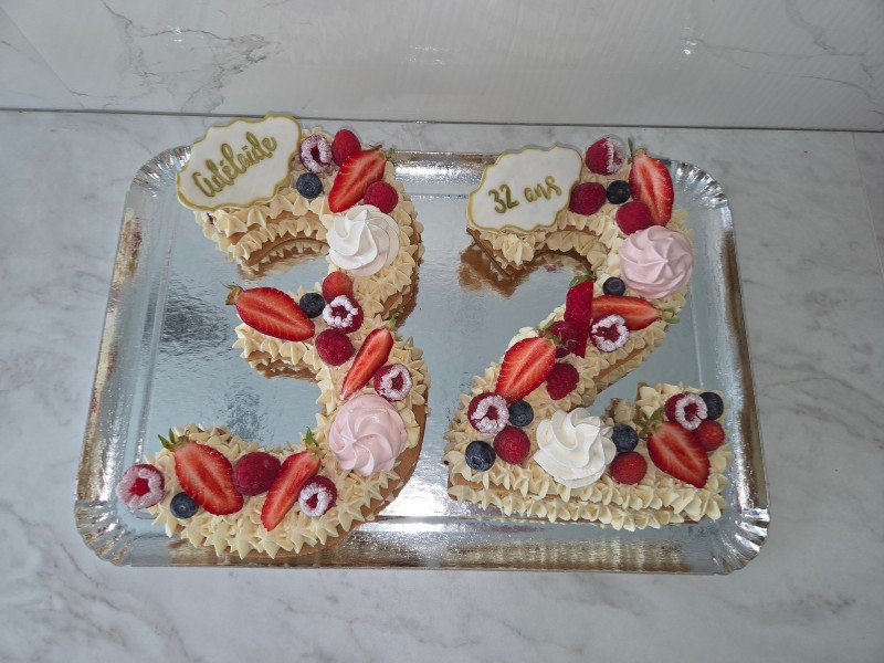 Numbercake adulte Adelaide 32