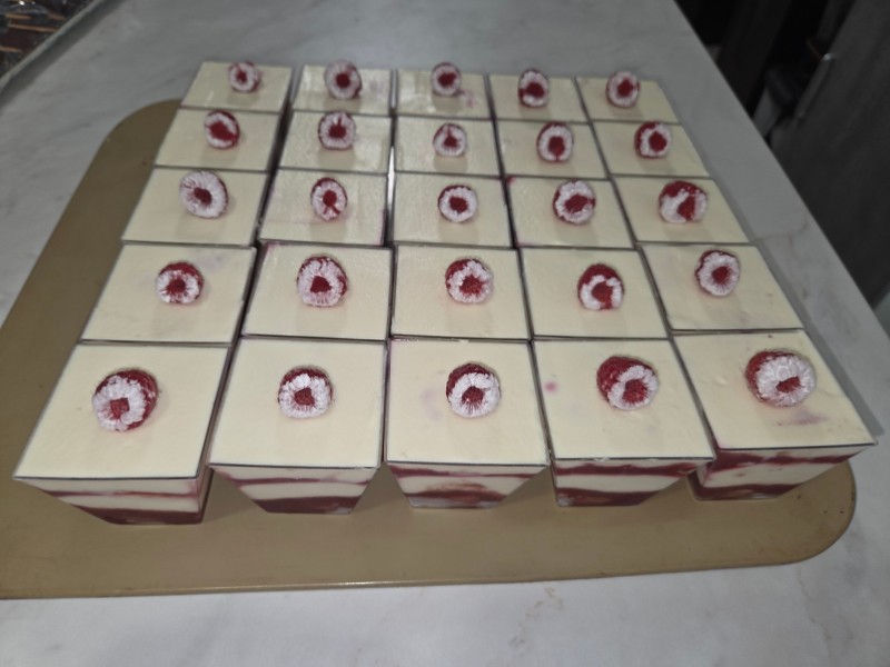 Verrines tiramisu fruits rouges