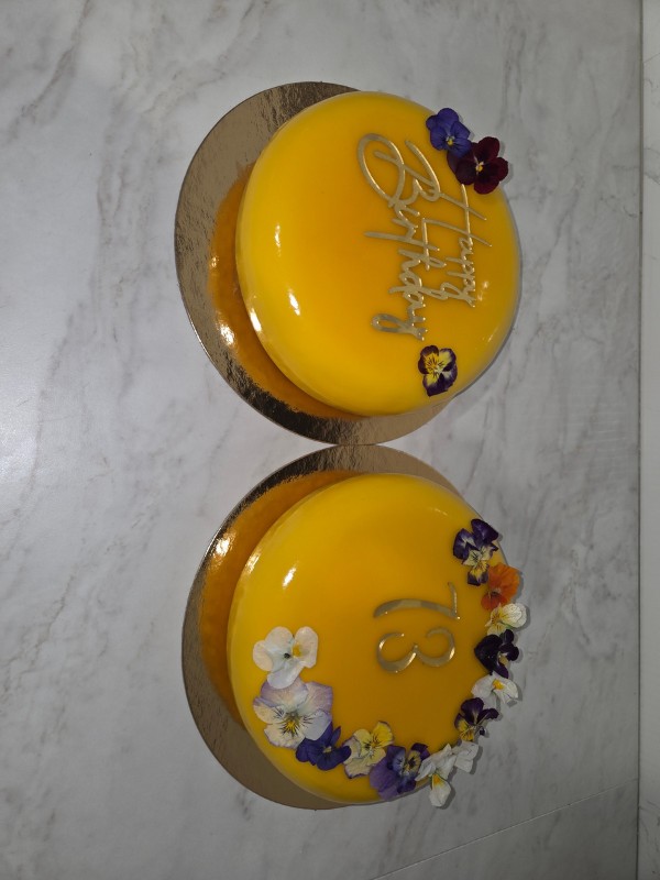 duo entremets fleuris