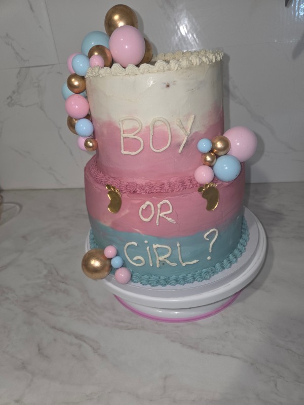 baby shower layer cake etage