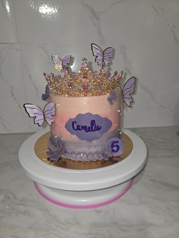 glittercake enfant papillon 1