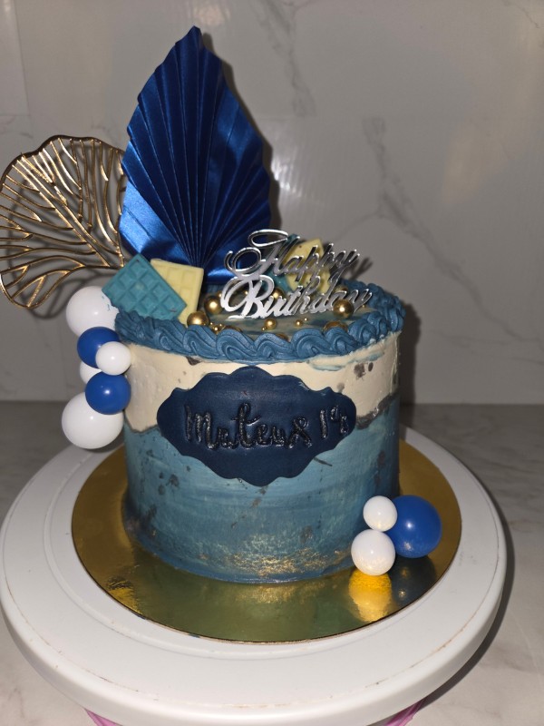 layercake bleu et argent