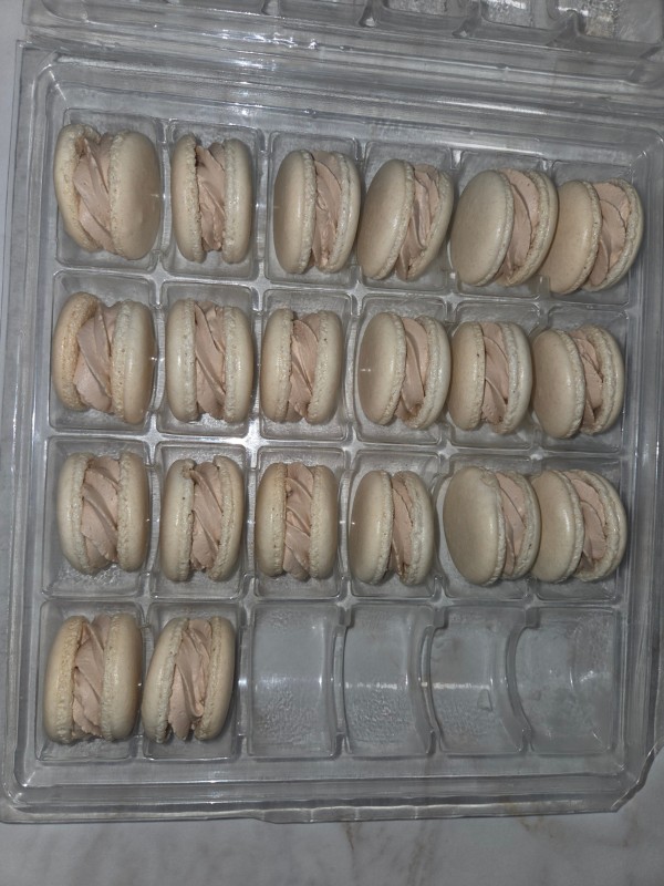 macarons blanc vanille