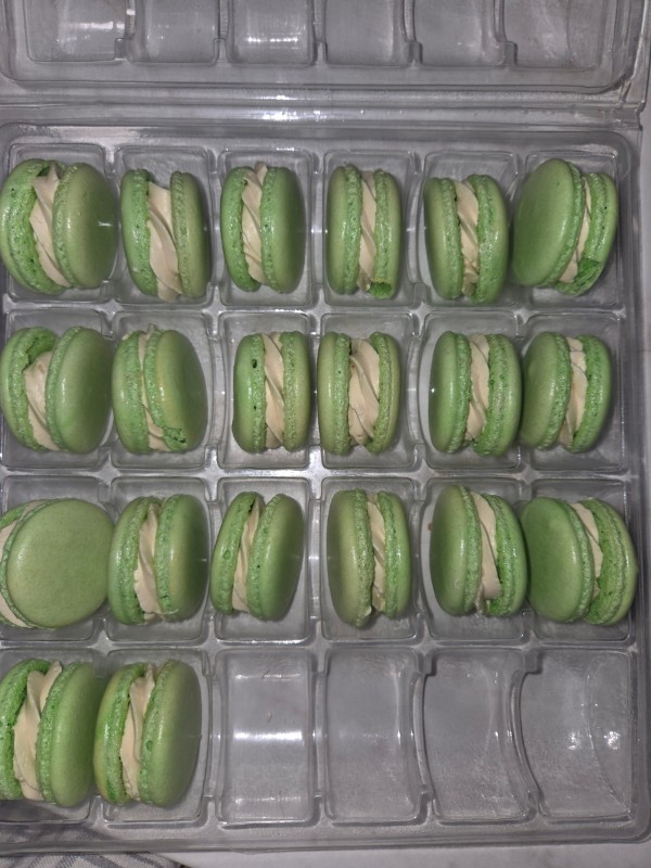 macarons pistache