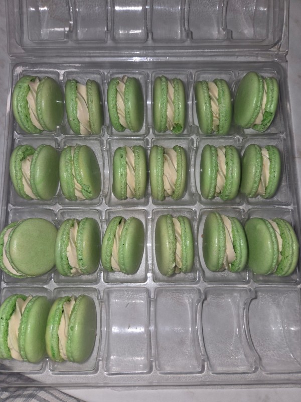 vert macarons pistache